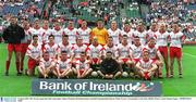 3 August 2003; The Tyrone squad take their team photo. Bank of Ireland All-Ireland Senior Football Championship Quarter Final, Tyrone v Fermanagh, Croke Park, Dublin. Picture credit; Damien Eagers / SPORTSFILE. *EDI*