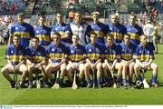 10 August 2003; The Tipperary minor team. All-Ireland Minor Hurling Championship Semi-Final, Galway v Tipperary, Croke Park, Dublin. Picture credit; Ray McManus / SPORTSFILE *EDI*
