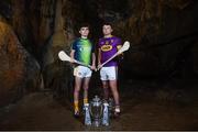 2 May 2018; Ryan Elliot of Antrim with Rory O'Connor of Wexford at the launch of the Bord Gáis Energy GAA Hurling U21 All-Ireland Championship at Mitchelstown Caves in Cork. The 2018 campaign begins on May 7th with Clare hosting current holders Limerick in Ennis. Follow all of the action at #HurlingToTheCore. Photo by Eóin Noonan/Sportsfile