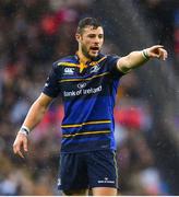 12 May 2018; Robbie Henshaw of Leinster during the European Rugby Champions Cup Final match between Leinster and Racing 92 at the San Mames Stadium in Bilbao, Spain. Photo by Ramsey Cardy/Sportsfile