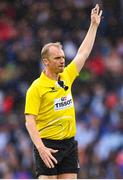 12 May 2018; Referee Wayne Barnes during the European Rugby Champions Cup Final match between Leinster and Racing 92 at the San Mames Stadium in Bilbao, Spain. Photo by Ramsey Cardy/Sportsfile