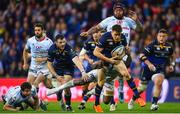 12 May 2018; Garry Ringrose of Leinster is tackled by Virimi Vakatawa of Racing 92 during the European Rugby Champions Cup Final match between Leinster and Racing 92 at the San Mames Stadium in Bilbao, Spain. Photo by Ramsey Cardy/Sportsfile