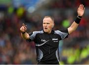 13 May 2018; Referee Conor Lane during the Connacht GAA Football Senior Championship Quarter-Final match between Mayo and Galway at Elvery's MacHale Park in Mayo. Photo by Eóin Noonan/Sportsfile