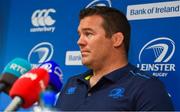 14 May 2018; Scrum coach John Fogarty during a Leinster Rugby press conference at Leinster Rugby Headquarters in Dublin. Photo by Brendan Moran/Sportsfile