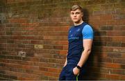 14 May 2018; Garry Ringrose poses for a portrait after a Leinster Rugby press conference at Leinster Rugby Headquarters in Dublin. Photo by Brendan Moran/Sportsfile