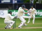 14 May 2018; Kevin O'Brien of Ireland hits a shot off of a delivery from Shadab Khan of Pakistan during day four of the International Cricket Test match between Ireland and Pakistan at Malahide, in Co. Dublin. Photo by Seb Daly/Sportsfile