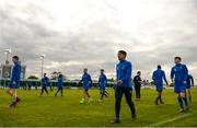 14 May 2018; Waterford players warm up prior to the SSE Airtricity League Premier Division match between Bray Wanderers and Waterford at the Carlisle Grounds in Bray, Wicklow. Photo by Eóin Noonan/Sportsfile