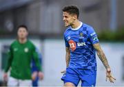14 May 2018; Gavan Holohan of Waterford celebrates after scoring his side's first goal during the SSE Airtricity League Premier Division match between Bray Wanderers and Waterford at the Carlisle Grounds in Bray, Wicklow. Photo by Eóin Noonan/Sportsfile