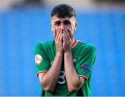 14 May 2018; Barry Coffey of Republic of Ireland reacts following the UEFA U17 Championship Quarter-Final match between Netherlands and Republic of Ireland at Proact Stadium in Chesterfield, England. Photo by Malcolm Couzens/Sportsfile