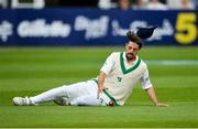 15 May 2018; Tyrone Kane of Ireland fields the ball during day five of the International Cricket Test match between Ireland and Pakistan at Malahide, in Co. Dublin. Photo by Seb Daly/Sportsfile