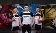 15 May 2018; At the launch of Littlewoods Ireland’s #StyleOfPlay campaign for the All-Ireland Senior Hurling Championship are, from left, Anthony Nash of Cork, Austin Gleeson of Waterford and former Kilkenny hurler Kieran Joyce. The fashion, sportswear, electrical and homeware retailer is offering fans the chance to win €5,000 for their club as well as a bespoke mural for their hurling wall. For more information follow Littlewoods Ireland on Facebook, Twitter, Instagram, Snapchat, and blog.littlewoodsireland.ie. Photo by Sam Barnes/Sportsfile