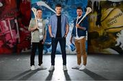 15 May 2018; At the launch of Littlewoods Ireland’s #StyleOfPlay campaign for the All-Ireland Senior Hurling Championship are, from left, Anthony Nash of Cork, Austin Gleeson of Waterford and former Kilkenny hurler Kieran Joyce. The fashion, sportswear, electrical and homeware retailer is offering fans the chance to win €5,000 for their club as well as a bespoke mural for their hurling wall. For more information follow Littlewoods Ireland on Facebook, Twitter, Instagram, Snapchat, and blog.littlewoodsireland.ie. Photo by Sam Barnes/Sportsfile