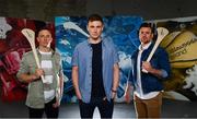 15 May 2018; At the launch of Littlewoods Ireland’s #StyleOfPlay campaign for the All-Ireland Senior Hurling Championship are, from left, Anthony Nash of Cork, Austin Gleeson of Waterford and former Kilkenny hurler Kieran Joyce. The fashion, sportswear, electrical and homeware retailer is offering fans the chance to win €5,000 for their club as well as a bespoke mural for their hurling wall. For more information follow Littlewoods Ireland on Facebook, Twitter, Instagram, Snapchat, and blog.littlewoodsireland.ie. Photo by Sam Barnes/Sportsfile