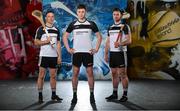 15 May 2018; At the launch of Littlewoods Ireland’s #StyleOfPlay campaign for the All-Ireland Senior Hurling Championship are, from left, Anthony Nash of Cork, Austin Gleeson of Waterford and former Kilkenny hurler Kieran Joyce. The fashion, sportswear, electrical and homeware retailer is offering fans the chance to win €5,000 for their club as well as a bespoke mural for their hurling wall. For more information follow Littlewoods Ireland on Facebook, Twitter, Instagram, Snapchat, and blog.littlewoodsireland.ie. Photo by Sam Barnes/Sportsfile