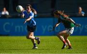 6 May 2018; Sinéad Aherne of Dublin in action against Sarah Tierney of Mayo during the Lidl Ladies Football National League Division 1 Final match between Dublin and Mayo at Parnell Park in Dublin. Photo by Piaras Ó Mídheach/Sportsfile