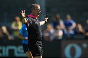 6 May 2018; Referee Brendan Rice signals for a penalty during the Lidl Ladies Football National League Division 1 Final match between Dublin and Mayo at Parnell Park in Dublin. Photo by Piaras Ó Mídheach/Sportsfile