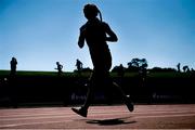 16 May 2018; Julia Ivanova of John Scottus School, Dublin, during the U16 Girls Mile on Day One of the Irish Life Health Leinster Schools Track and Field Championships at Morton Stadium, Swords Rd, in Santry, Dublin. Photo by Piaras Ó Mídheach/Sportsfile