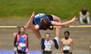 16 May 2018; Amy Callaghan of Greenhills, Drogheda, Co Louth, competing in the Junior Girls High Jump event during Day One of the Irish Life Health Leinster Schools Track and Field Championships at Morton Stadium, Swords Rd, in Santry, Dublin. Photo by Piaras Ó Mídheach/Sportsfile