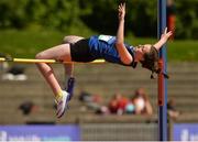 16 May 2018; Amy Callaghan, Greenhills, Drogheda, Co Louth, competing in the Junior Girls High Jump event during Day One of the Irish Life Health Leinster Schools Track and Field Championships at Morton Stadium, Swords Rd, in Santry, Dublin. Photo by Piaras Ó Mídheach/Sportsfile
