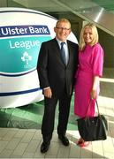 17 May 2018; Norman Ginnelly, Head of Restructuring & Recoveries for Ulster Bank, and Elizabeth Arnett, Head of Corporate Affairs for Ulster Bank, pictured at the Ulster Bank League Awards 2018 at the Aviva Stadium in Dublin. Irish rugby head coach Joe Schmidt was in attendance to present the awards to the best rugby players and coaches across all divisions of the Ulster Bank League.  Photo by Sam Barnes/Sportsfile