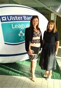 17 May 2018; Sharon Coventry, left, and her sister Sam, from Dublin, pictured at the Ulster Bank League Awards 2018 at the Aviva Stadium in Dublin. Irish rugby head coach Joe Schmidt was in attendance to present the awards to the best rugby players and coaches across all divisions of the Ulster Bank League.  Photo by Sam Barnes/Sportsfile