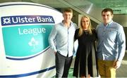 17 May 2018; Will Leonard, Katie McClosky and Tony Cusack of Shannon Rugby Club, Co Limerick, pictured at the Ulster Bank League Awards 2018 at the Aviva Stadium in Dublin. Irish rugby head coach Joe Schmidt was in attendance to present the awards to the best rugby players and coaches across all divisions of the Ulster Bank League.  Photo by Sam Barnes/Sportsfile