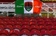 18 May 2018; A Cork City flag in the stands prior to the SSE Airtricity League Premier Division match between Cork City and Bray Wanderers at Turner's Cross in Cork. Photo by Harry Murphy/Sportsfile