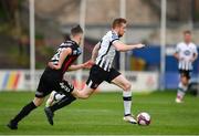 18 May 2018; Seán Hoare of Dundalk in action against Patrick Kirk of Bohemians during the SSE Airtricity League Premier Division match between Bohemians and Dundalk at Dalymount Park in Dublin. Photo by Sam Barnes/Sportsfile