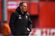 18 May 2018; Derry City manager Kenny Shiels during the SSE Airtricity League Premier Division match between St Patrick's Athletic and Derry City at Richmond Park in Dublin. Photo by David Fitzgerald/Sportsfile
