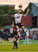 18 May 2018; Robbie Benson of Dundalk in action against Ian Morris of Bohemians during the SSE Airtricity League Premier Division match between Bohemians and Dundalk at Dalymount Park in Dublin. Photo by Ben McShane/Sportsfile