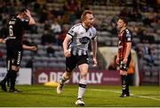 18 May 2018; Seán Hoare of Dundalk celebrates after scoring his side's second goal during the SSE Airtricity League Premier Division match between Bohemians and Dundalk at Dalymount Park in Dublin. Photo by Sam Barnes/Sportsfile
