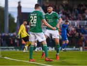 18 May 2018; Garry Buckley of Cork City celebrates after scoring his side's fourth goal with teammate Josh O'Hanlon during the SSE Airtricity League Premier Division match between Cork City and Bray Wanderers at Turner's Cross in Cork. Photo by Harry Murphy/Sportsfile