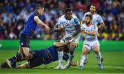 12 May 2018; Virimi Vakatawa of Racing 92 is tackled by Scott Fardy of Leinster during the European Rugby Champions Cup Final match between Leinster and Racing 92 at the San Mames Stadium in Bilbao, Spain. Photo by Brendan Moran/Sportsfile
