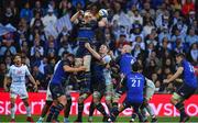 12 May 2018; Dan Leavy of Leinster wins a lineout during the European Rugby Champions Cup Final match between Leinster and Racing 92 at the San Mames Stadium in Bilbao, Spain. Photo by Brendan Moran/Sportsfile