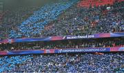 12 May 2018; Fans in the stadium during the European Rugby Champions Cup Final match between Leinster and Racing 92 at the San Mames Stadium in Bilbao, Spain. Photo by Brendan Moran/Sportsfile