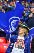 12 May 2018; A Leinster fan in the stadium during the European Rugby Champions Cup Final match between Leinster and Racing 92 at the San Mames Stadium in Bilbao, Spain. Photo by Brendan Moran/Sportsfile