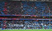 12 May 2018; Fans in the stadium during the European Rugby Champions Cup Final match between Leinster and Racing 92 at the San Mames Stadium in Bilbao, Spain. Photo by Brendan Moran/Sportsfile