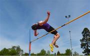 19 May 2018; Jack Forde of Wexford CBS competing in the Inter Boys High Jump during Day Two of the Irish Life Health Leinster Schools Track and Field Championships at Morton Stadium in Santry, Dublin. Photo by David Fitzgerald/Sportsfile