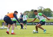 19 May 2018; Callum Robinson, right, and Matt Doherty during Republic of Ireland squad training at the FAI National Training Centre in Abbotstown, Dublin. Photo by Stephen McCarthy/Sportsfile