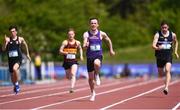19 May 2018; David McDonald of CBS Wexford, Co Wexford, on his way to winning the Senior Boys 100m during Day Two of the Irish Life Health Leinster Schools Track and Field Championships at Morton Stadium in Santry, Dublin. Photo by David Fitzgerald/Sportsfile