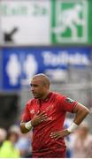 19 May 2018; Simon Zebo of Munster following the Guinness PRO14 semi-final match between Leinster and Munster at the RDS Arena in Dublin. Photo by Stephen McCarthy/Sportsfile