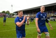 19 May 2018; Tadhg Furlong, left, and Devin Toner of Leinster following the Guinness PRO14 semi-final match between Leinster and Munster at the RDS Arena in Dublin. Photo by Ramsey Cardy/Sportsfile