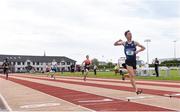 19 May 2018; Jake Bagge of Ardscoil na Mara, Co. Waterford, competing in the Inter Boys 800m event  at the Irish Life Health Munster Schools Track and Field Championships at Crageens in Castleisland, Co Kerry. Photo by Harry Murphy/Sportsfile