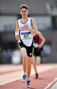 19 May 2018; Michael O'Reilly of PS Inbhearsceine Kenmare, Co. Kerry, competing in the Under 16 Boys Mile event  at the Irish Life Health Munster Schools Track and Field Championships at Crageens in Castleisland, Co Kerry. Photo by Harry Murphy/Sportsfile
