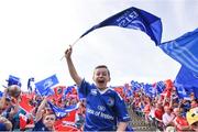 19 May 2018; A Leinster supporter during the Guinness PRO14 semi-final match between Leinster and Munster at the RDS Arena in Dublin. Photo by Stephen McCarthy/Sportsfile