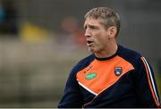 19 May 2018; Armagh manager Kieran McGeeney during the Ulster GAA Football Senior Championship Quarter-Final match between Fermanagh and Armagh at Brewster Park in Enniskillen, Fermanagh. Photo by Oliver McVeigh/Sportsfile