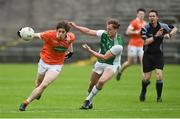 19 May 2018; Andrew Murnin of Armagh in action against Lee Cullen of Fermanagh during the Ulster GAA Football Senior Championship Quarter-Final match between Fermanagh and Armagh at Brewster Park in Enniskillen, Fermanagh. Photo by Oliver McVeigh/Sportsfile