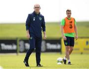 19 May 2018; Republic of Ireland manager Martin O'Neill and Seamus Coleman during Republic of Ireland squad training at the FAI National Training Centre in Abbotstown, Dublin. Photo by Stephen McCarthy/Sportsfile