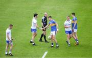 19 May 2018; Tommy Prendergast of Waterford shakes hands with Liam Casey of Tipperary ahead of the Munster GAA Football Senior Championship Quarter-Final match between Tipperary and Waterford at Semple Stadium in Thurles, Co Tipperary. Photo by Daire Brennan/Sportsfile