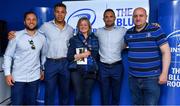 19 May 2018; Jamison Gibson-Park, Adam Byrne and Dave Kearney of Leinster with fans in the Blue Room prior to the Guinness PRO14 semi-final match between Leinster and Munster at the RDS Arena in Dublin. Photo by Brendan Moran/Sportsfile